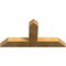 Ekena Millwork Portland Rough Sawn Timber Gable Bracket, Western Red Cedar, 48"W x 24"H x 4"D x 6"F, 12/12 Pitch GBW048X24X0406POR00RWR - alternate 5